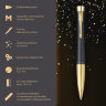 Ручка шариковая Parker "Urban Twist Black GT", ежедневник А5 черный, пакет, 880898, 880898
