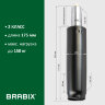 Газлифт BRABIX A-80 суперкороткий, черный, длина в открытом виде 305 мм, d50 мм, класс 2, 532000, 532000