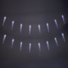 Электрогирлянда-нить комнатная "Сосульки" 2 м, 20 LED, холодный белый, батарейки, ЗОЛОТАЯ СКАЗКА, 592561, 592561
