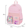 Рюкзак BRAUBERG PASTEL с термонашивками в комплекте, "Anime kitten", персиковый, 40х29х14 см, 272065, 272065