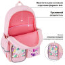 Рюкзак BRAUBERG PASTEL с термонашивками в комплекте, "Anime kitten", персиковый, 40х29х14 см, 272065, 272065
