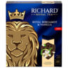 Чай RICHARD "Royal bergamot & vanilla" черный, 100 пакетиков в конвертах по 2 г, 102736, 624178