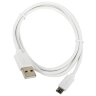 Кабель USB2.0 – micro USB, 1 м, SONNEN, медь, для передачи данных и зарядки, белый, 513557, 513557