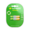 Батарейки аккумуляторные GP ReEnergy Ni-Mh мизинчиковые КОМПЛЕКТ 2 шт., ААА (HR03), 650 mAh, 65AAAHCRGY, 65AAAHCRGY-2CRC, 458466