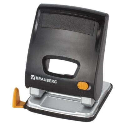 Дырокол ЭНЕРГОСБЕРЕГАЮЩИЙ BRAUBERG "Easy Press", до 30 л., БЕЗ УСИЛИЙ, 224343, 224343