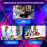 Папка-органайзер на резинке 8 отделений, BRAUBERG "Glassy", А4, прозрачная, 271928, 271928