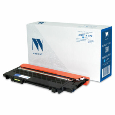 Картридж лазерный NV PRINT (NV-W2071X) для HP Color LJ 150a/150nw/178nw, голубой, ресурс 1300 страниц, 364358