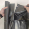 Мешки для мусора 180 л, черные, в рулоне 10 шт., ПВД, 30 мкм, 80х106 см, эконом, КОНЦЕПЦИЯ БЫТА "EcoClean", 2647, 603737