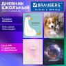 Дневник 5-11 класс 48 л., твердый, BRAUBERG, глянцевая ламинация, с подсказом, "МИКС", 107612, 16 штук, 107612