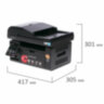 МФУ лазерное PANTUM M6550nw "3 в 1", А4, 22 стр./мин., 20000 стр./мес., АПД, Wi-Fi, сетевая карта, M6550NW, 354325