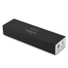 Ручка шариковая PARKER "IM Premium Warm Silver GT", корпус матовое серебро, позолота, синяя, 1931687, 142509