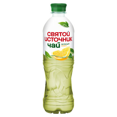 Чай холодный зеленый СВЯТОЙ ИСТОЧНИК со вкусом лимона 0,5 л, SF000295, 12 штук, 624946