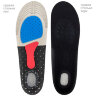 Стельки для обуви СПОРТИВНЫЕ, материал EVA SPORT, размер RU 34-39 / EU 35-40, с линиями выреза, SHEGRA (ШЕГРА), 700748, 700748