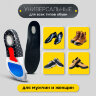 Стельки для обуви СПОРТИВНЫЕ, материал EVA SPORT, размер RU 34-39 / EU 35-40, с линиями выреза, SHEGRA (ШЕГРА), 700748, 700748