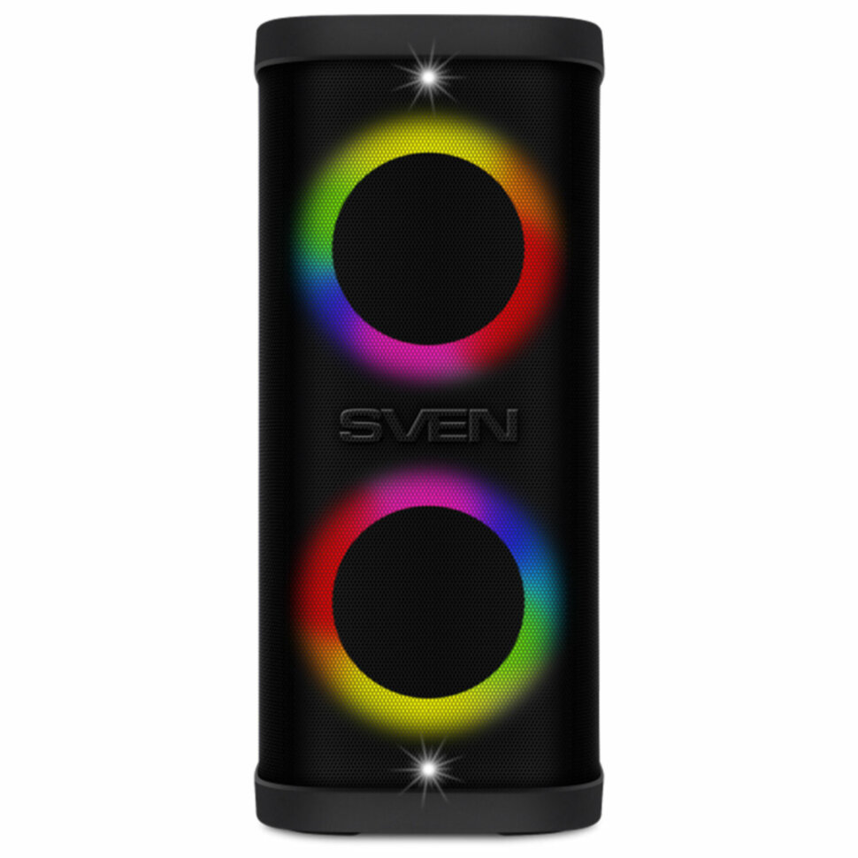 Колонка портативная SVEN PS-950, 160 Вт, TWS, Bluetooth, FM, USB, microSD, LED-дисплей, черная, SV-022396, 513972