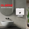 Диспенсер для полотенец LAIMA PROFESSIONAL ECO (Система H2), Z-сложения, белый, ABS-пластик, 606547, 606547