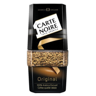 Кофе растворимый CARTE NOIRE 190 г, стеклянная банка, сублимированный, 4251985, 620237