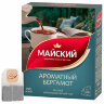 Чай МАЙСКИЙ "Ароматный бергамот" черный цейлонский байховый, 100 пакетиков по 1,5 г, 102627, 624179