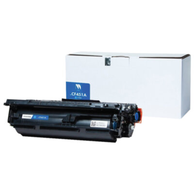 Картридж лазерный NV PRINT (NV-CF451A) для HP LJ M652/M653/M681/M682, голубой, ресурс 10500 страниц, NV-CF451AC, 363788