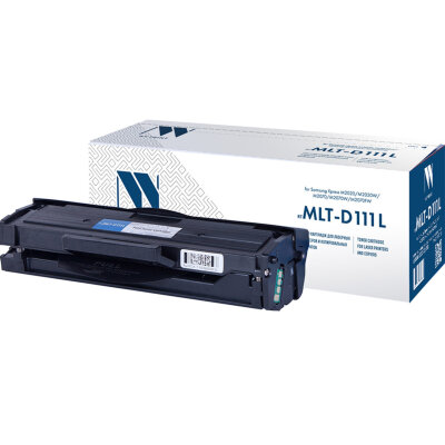 Картридж лазерный NV PRINT (NV-MLT-D111L) для SAMSUNG SL-M2020/2022/2070/2071, ресурс 1800 стр., 362898