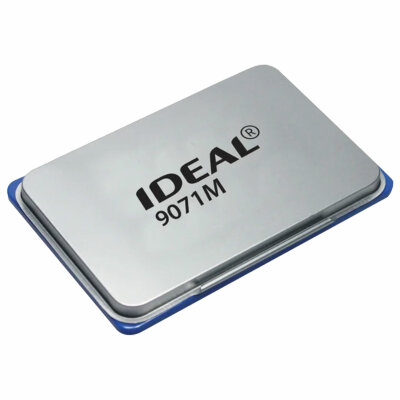 Штемпельная подушка TRODAT IDEAL 9071Мс, 90х56 мм, металлический корпус, синяя, 153125/190092, 229575