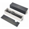 Ручка перьевая PARKER "IM Core Black Lacquer CT", корпус черный глянцевый лак, хромированные детали, синяя, 1931644, 142528