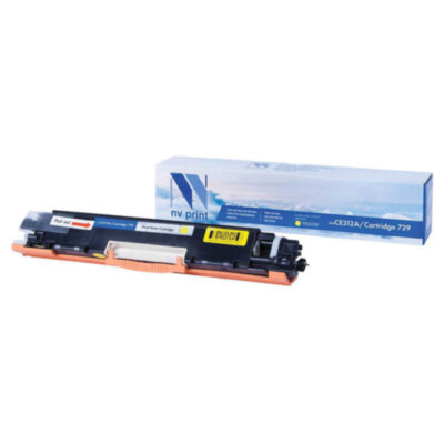 Картридж лазерный NV PRINT (NV-CE312A/729Y) для HP M175nw/CP1025nw/CANON LBP7010C, желтый, ресурс 1000 страниц, 363396