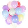 Шары воздушные 30 см, 30 штук, "МАКАРУНС", ассорти, BRAUBERG KIDS, 591886, 591886