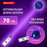 Бейдж вертикальный (90х60 мм), с держателем-рулеткой 70 см, синий, BRAUBERG, 238244, 238244