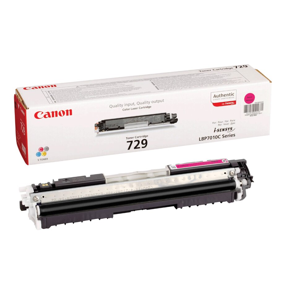 Картридж лазерный CANON (729M) LBP7010C/7018C, пурпурный, оригинальный, ресурс 1000 страниц, 4368b002, 361544