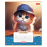Тетрадь 12 л., HATBER клетка, обложка картон, "Мы - котики!" (микс в спайке), 086195, 12Т5В1, 107425