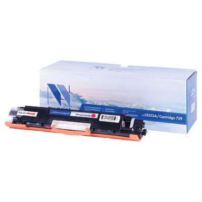 Картридж лазерный NV PRINT (NV-CE313A/729M) для HP M175nw/CP1025nw/CANON LBP7010C, пурпурный, ресурс 1000 страниц, 363397