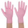 Перчатки нитриловые смотровые SFM Supersoft PINK, Германия, 100 пар (200 штук), размер 7-8, M (средний), розовые, 631518