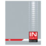 Тетрадь А5, 96 л., BRAUBERG, скоба, клетка, обложка картон, "INDAY", 400522, 400522