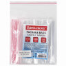 Пакеты с замком ZIP LOCK "зиплок", комплект 100 шт., 100х150 мм, ПВД, толщина 35 микрон, BRAUBERG, 606211, 606211