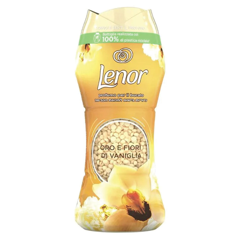 Кондиционер для белья в гранулах, 210 г, LENOR "Oro E Fiori Di Vaniglia", ваниль и орхидея, 609696