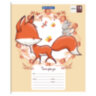 Тетрадь 18 л. BRAUBERG, клетка, обложка картон, CUTE FOX, 402992, 80 штук, 402992