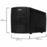 Источник бесперебойного питания SVEN Pro 1000, 1000VA (720W), 3 евророзетки, 2 розетки RJ45, SV-013868, 354286