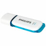 Флеш-диск 16 GB PHILIPS SNOW, разъем USB 3.0, синий, FM16FD75B/97, 514083