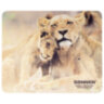 Коврик для мыши SONNEN "LIONS", резина + ткань, 220х180х3 мм, 513310, 513310