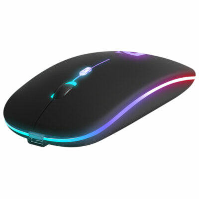 Мышь беспроводная DEFENDER TOUCH MM-997, USB, 3 кнопки+1 колесо-кнопка, оптическая, черная, 52997, 513825
