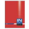 Тетрадь А4, 96 л., BRAUBERG скоба, клетка, обложка картон, "INDAY", 400520, 400520