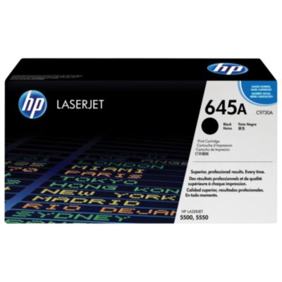 Картридж лазерный HP (C9730A) Color LaserJet 5500/5550, №645A, черный, оригинальный, ресурс 13000 страниц, 361215