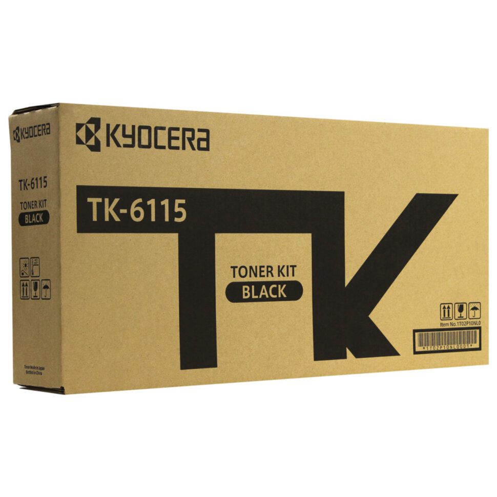 Тонер-картридж KYOCERA (TK-6115) M4125idn/M4132idn, ресурс 15000 стр., оригинальный, 1T02P10NL0, 363058