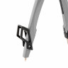 Готовальня BRAUBERG ULTRA, 4 предмета: циркуль 135 мм, запасные грифели, насадка, графитовый цвет, 210821, 210821