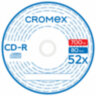 Диски CD-R CROMEX, 700 Mb, 52x, Cake Box (упаковка на шпиле), КОМПЛЕКТ 50 шт., 513772, 513772