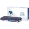 Картридж лазерный NV PRINT (NV-E16) для CANON FC-108/128/PC750/880, ресурс 2000 стр., 361198