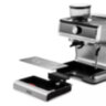 Кофейная станция KITFORT КТ-789, 1550 Вт, объем 2,8 л, для зерен 250 г, ручной капучинатор, серая, 458168