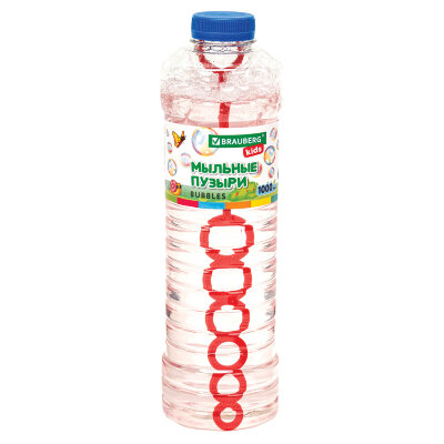 Мыльные пузыри 1000 мл, индивидуальная упаковка, BRAUBERG KIDS, 665455, 665455