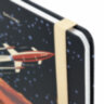 Блокнот с резинкой в клетку 96 л., А5, 145х203 мм, твердая обложка, BRAUBERG, "SpaceX", 113724, 113724
